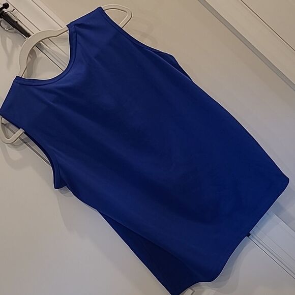 Allison Daley sz L/G sleeveless top with applique and sequins - Picture 3 of 7